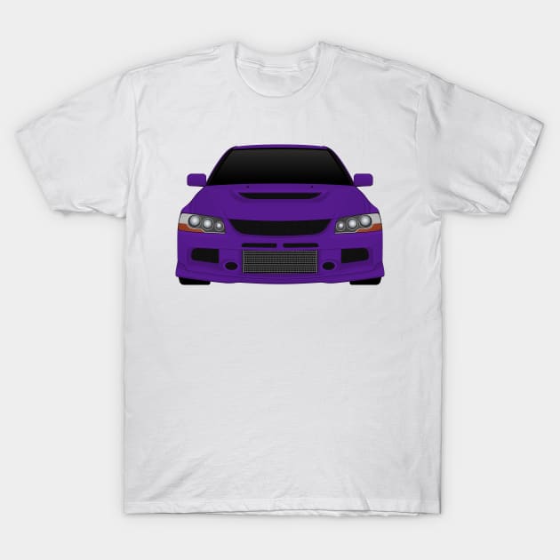 Evo IX Purple T-Shirt by VENZ0LIC